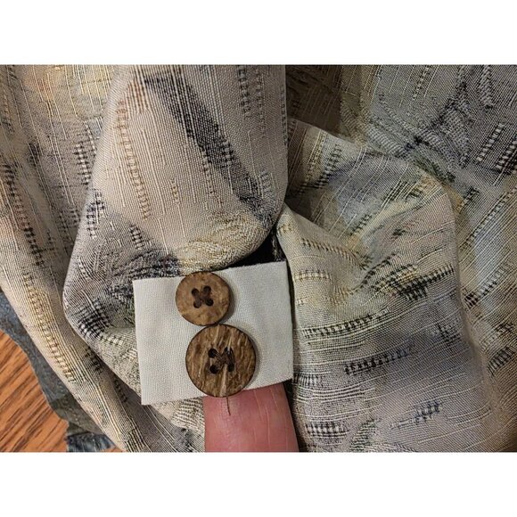 Tommy Bahama Shirt Mens L 100%‎ Silk Cigars Leaves Print Short Sleeve Hawaiian - Picture 6 of 10